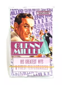 Vintage 1994 Glenn Miller His Greatest Hits & Finest Performances Cassette Tape - Foto 1 di 6