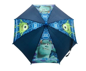 Official Disney Monsters University School Folding Strong PVC Umbrella 56cm Blue - Picture 1 of 4