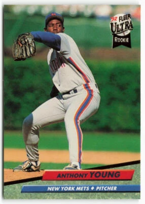 1992 Anthony Young Fleer Ultra - New York Mets - Image 1 of 2
