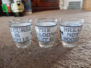 3 "Vote Dry" Vintage Barware Schnapsgläser VERBOT 6. NOV. 1917 - Bild 1 von 12