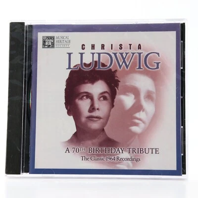 Christa Ludwig: A 70th Birthday Tribute, The Classic 1964 Recordings CD 2000 NEW - Image 1 of 3