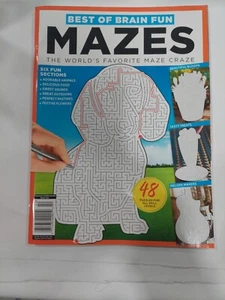 Best of Brain Fun MAZES world's favorite maze craze 2024 M71 - Picture 1 of 3