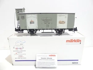 Märklin Spur 1 58314 ged. Güterwagen m. Brhs. Modellbahn Treff 1999 in OVP GW29 - Bild 1 von 7