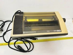 Printer Commodore Mps 801 Made IN USA Vintage Working - Picture 1 of 10