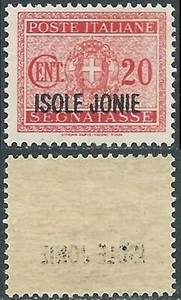1941 ISOLE JONIE SEGNATASSE 20 CENT DECALCO MNH ** - RB30-7 - Imagen 1 de 1