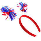 Red White Blue Headband Independence Day Hairband Fourth of July Headgear