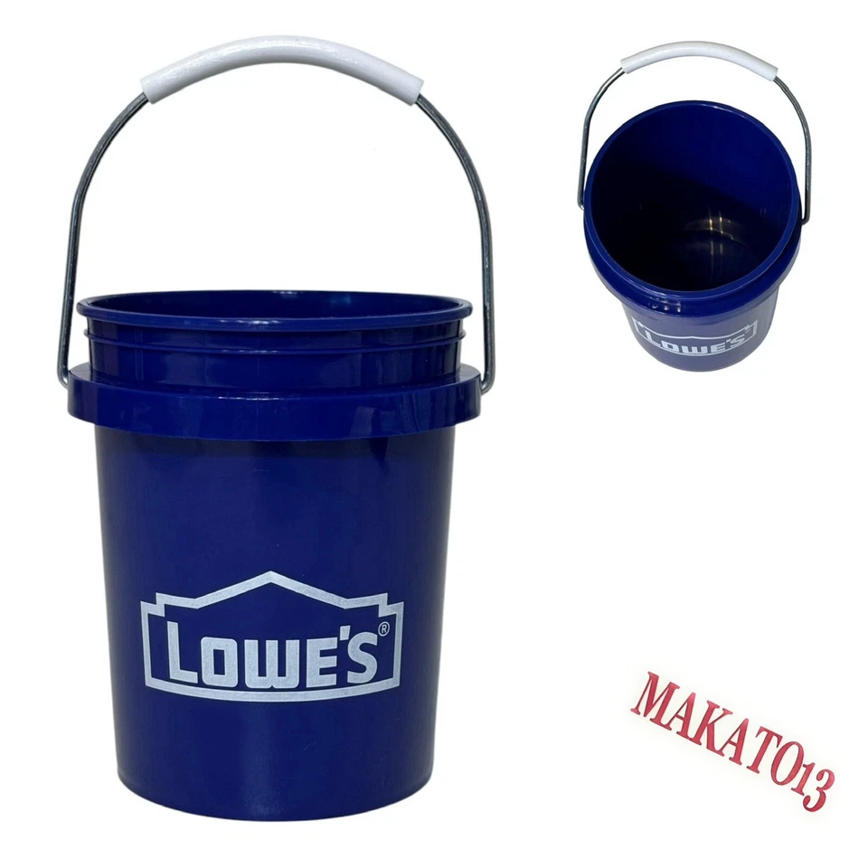 Lowe's Lowes Mini Bucket With Lid Teeny Tote 0.5-Quart BPA- 4in 2 Pack