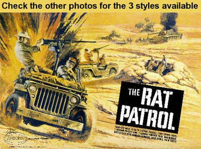 1967 AURORA Rat Patrol Model Box Art 13x19 OR 9x13 inch Giclee Print - Image 1 of 4