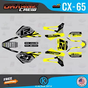 Graphics Kit for Cobra CX65 (2010-2021) CX 65 Orange Crew- Yellow - Bild 1 von 6