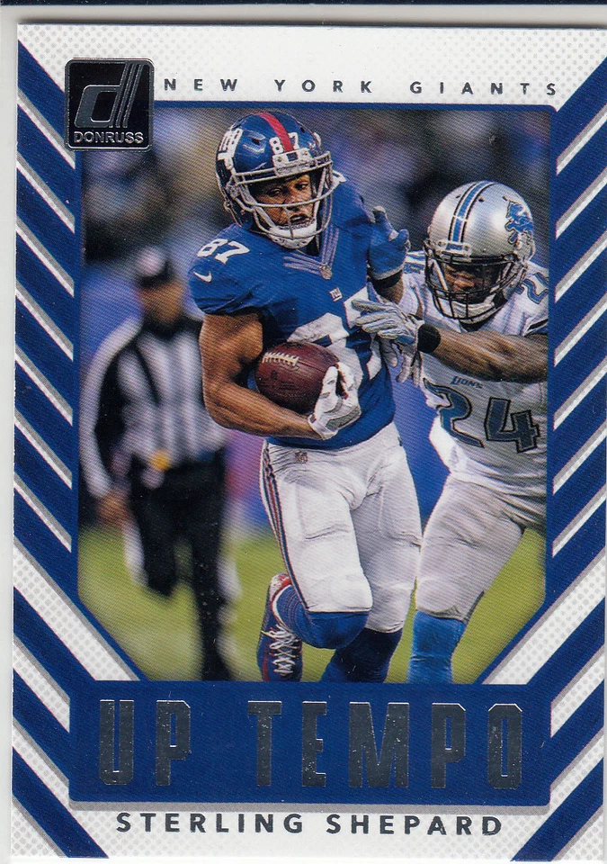 2017 Donruss Sterling Shepard Up Tempo New York Giants  - Image 1 of 1