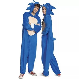 New Sonic Movie Costume Costume Sonic the Hedgehog Halloween Cosplay  Xxl - Picture 1 of 9