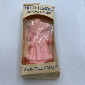 Vintage Pink Holly Hobbie Birthday Candle 3.5” Tall - Picture 1 of 7