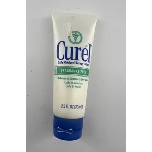Loción de terapia hidratante diaria Curel 2,5 oz muestra de viaje sin fragancia 50 % completa - Imagen 1 de 3