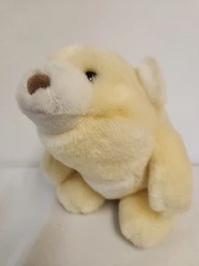Vintage Gund Snuffles Pastel Cream Yellow Teddy Bear Stuffed Animal Plush 10" - Picture 1 of 7