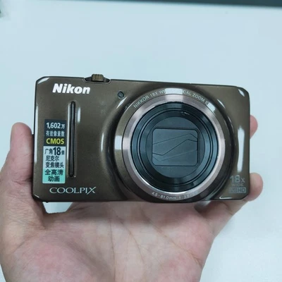 Nikon COOLPIX S9200 16MP 18x Optical Zoom Digital Camera Brown - 100% Working - Image 1 of 4