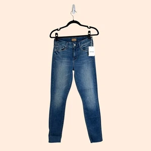 MOTHER Looker Ankle Frap Birds Of Paradise Jeans - Picture 1 of 9