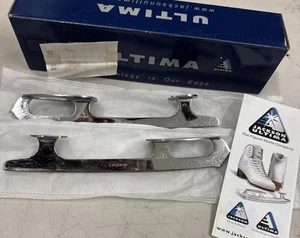 Jackson LEGACY ULTIMA 9 3/4" FIGURE SKATE skating BLADES set of 2 - Picture 1 of 24
