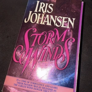 Storm Winds By Iris Johansen  -1990s Mystery Historical Romance +Step Back Cover - Bild 1 von 3