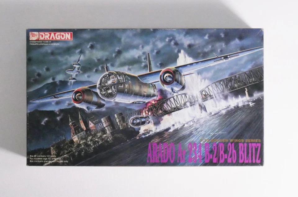 Arado Ar234 B-2/B-2b Blitz Dragon 1/72 + Fotoincisioni Airwaves - Immagine 1 di 2