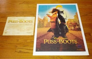 Dreamworks Gato con Botas Edición Limitada. Póster litográfico numerado a mano Banderas Hayek - Imagen 1 de 5
