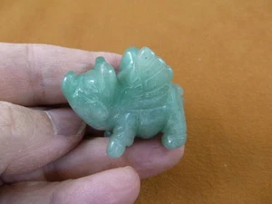 (Y-PIG-FL-597) green Aventurine FLY flying PIG night pigs gemstone FIGURINE - Picture 1 of 1