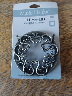 Yankee Candle Illuma Tapa Rollo Plano Peltre Color Para 21 Oz. Tarro velas Foto 1 de 4