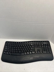 Microsoft Comfort Keyboard 5000 Model 1394 Wireless Keyboard No Dongle (Works) - Picture 1 of 5