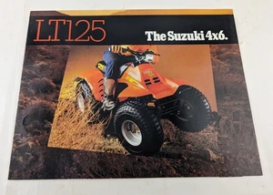 1983 Original LT 125 Suzuki 4x6 Advertising Sales Brochure - Picture 1 of 4