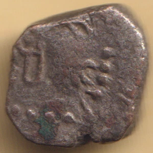 ANTIKE INDIEN GUPTA-DYNASTIE 415-455 AD KUMARGUPTA I SILBERDRACHME SELTENE MÜNZE - Bild 1 von 2