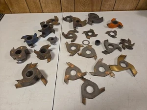 Lote de 22 cortadores moldeadores para carpintería sin marca borde moldeado contorno - Imagen 1 de 7