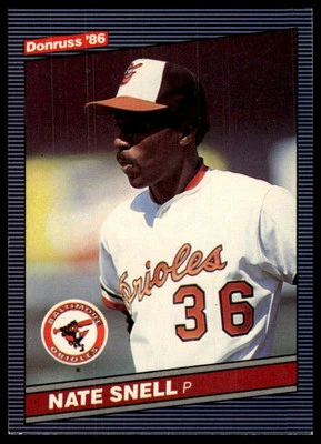 1986 Donruss #367 Nate Snell Baltimore Orioles - Image 1 of 2