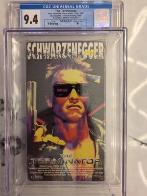 The Terminator (VHS, 1991) Graded 9.4 A+, Hemdale Home Video - Image 1 of 3