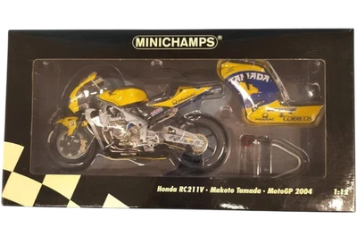 MINICHAMPS Honda RC211V Diecast MotoGP Bicicleta Modelo Coleccionable Exhibición Raro Japón Foto 1 de 4