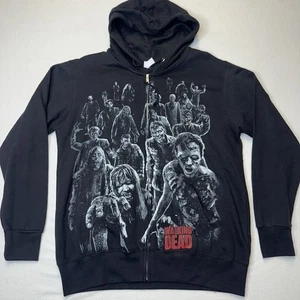 Walking Dead Sudadera con Capucha Cremallera Completa Walkers Attack Zombie Adulto Talla Mediana Suéter - Imagen 1 de 13