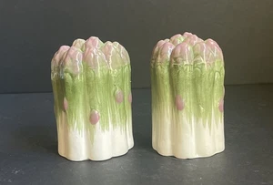 Vintage 1988 Fitz & Floyd "Asparagus Bunch" Salz & Pfefferstreuer Japan *LESEN* - Bild 1 von 19