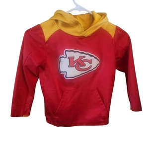 Kansas City Chiefs NFL Pullover Hoodie Kids Small 7 - Picture 1 of 4