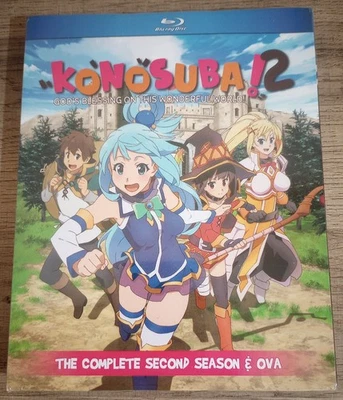 Konosuba! 2 The Complete Second Season & OVA (Blu-ray) Discotek, new, sealed - Image 1 of 4