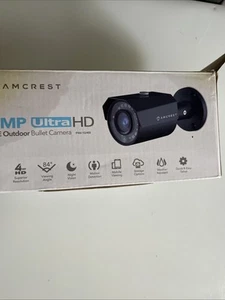 Amcrest 4MP UltraHD PoE Outdoor Bullet Camera - Picture 1 of 7