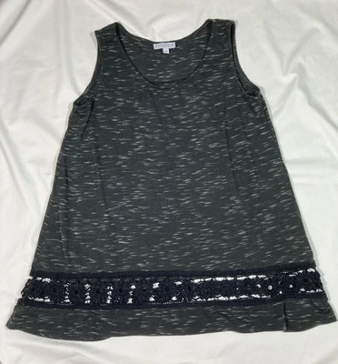 Mujer Joseph A. Camiseta sin mangas con cordones negra línea A talla S Foto 1 de 4