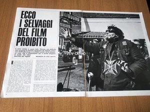 1967 IL FILM DEI HELLS ANGELS VIETATO IN ITALIA ARTICOLO ORIGINALE VINTAGE - Imagen 1 de 2