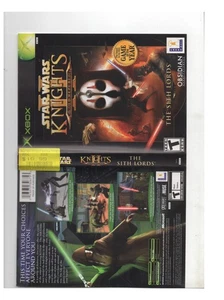 Star Wars KOTOR II Knights Old Republic Original Xbox Artwork Only Authentic - Bild 1 von 1