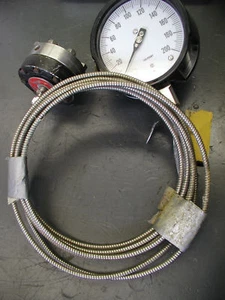 USG 0-200 Solfrunt Gauge 4.5" Face w/diaphragm - Picture 1 of 1
