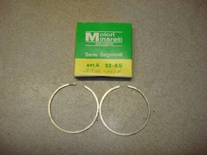 ANILLOS DE PISTÓN DE MOTOR INDIAN ME MT 125/5 MINARELLI 55,4 MM SEGUNDO SISTEMA OPERATIVO NUEVO DE LOTE ANTIGUO FABRICANTE DE EQUIPOS ORIGINALES 23001018 - Imagen 1 de 2