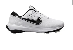 Nuove scarpe da golf da uomo Nike Victory Pro 3 DV6800-100 taglia 11,5 bianche nere - Foto 1 di 8