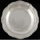 Antique 1750-1800 18th Century Hand Hammered Silver Gadroon Bowl/Dish 12 3/4"