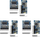 QIACHIP 3 Sets of 433mhz RF Transmitter and Receiver Module Wireless 4 Channel