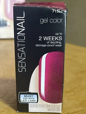 Esmalte en gel Sensationail by Nailene Color 71592 vino frambuesa - NUEVO Foto 1 de 3