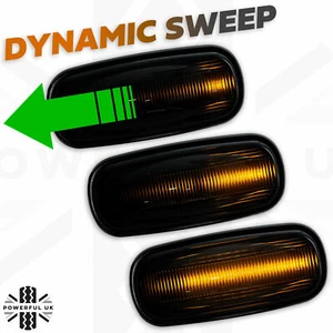 Dynamic Sweep LED Smoked Side Repeater Wing Kontrollleuchte passt Discovery 2 - Bild 1 von 9