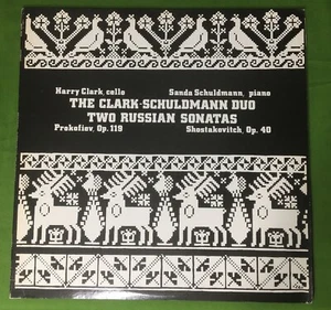 MHS 3829 Prokofiev Shostakovich The Clark-Schuldmann Duo Two Russian Sonatas LP - Picture 1 of 2