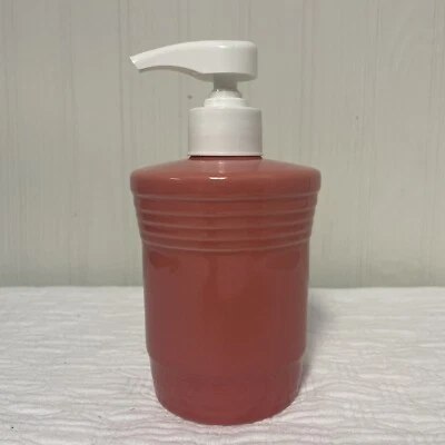 Fiesta Ware Soap Lotion Pump Dispenser Flamingo Pink Fiestaware Kitchen Bath NWT - Image 1 of 4